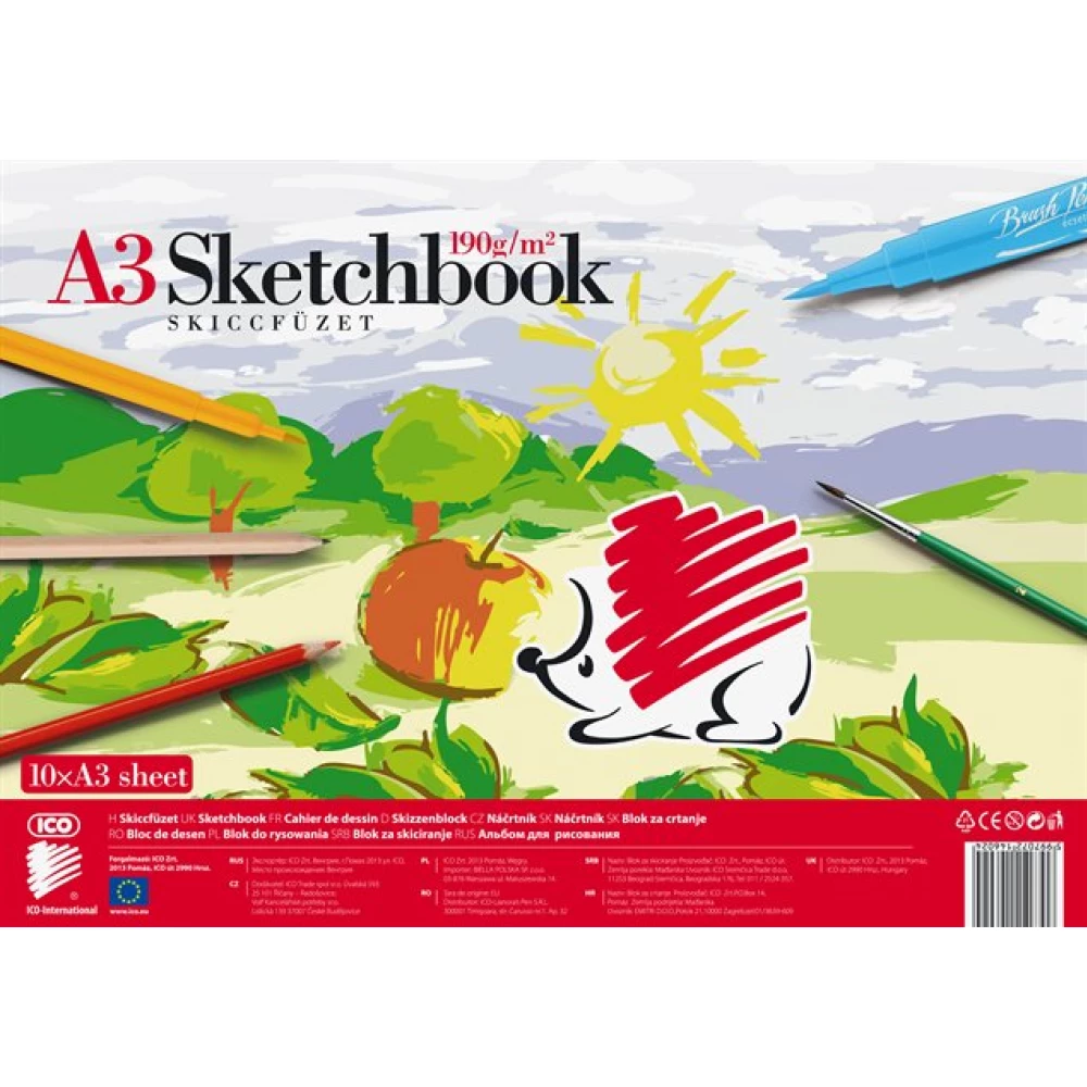 ICO Skiccfüzet a/3 190gr.
