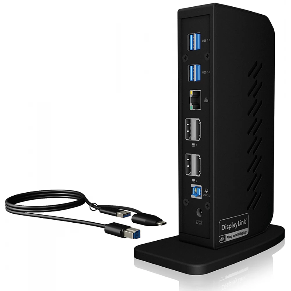 ICY BOX IB-DK2252AC 12-in-1 USB Type-C & Type-A Dock