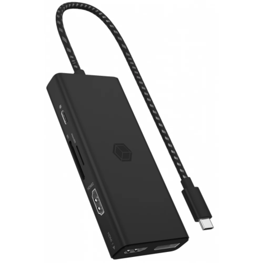 ICY BOX IB-DK4011-CPD 7-in-1 USB Type-C DockingStation