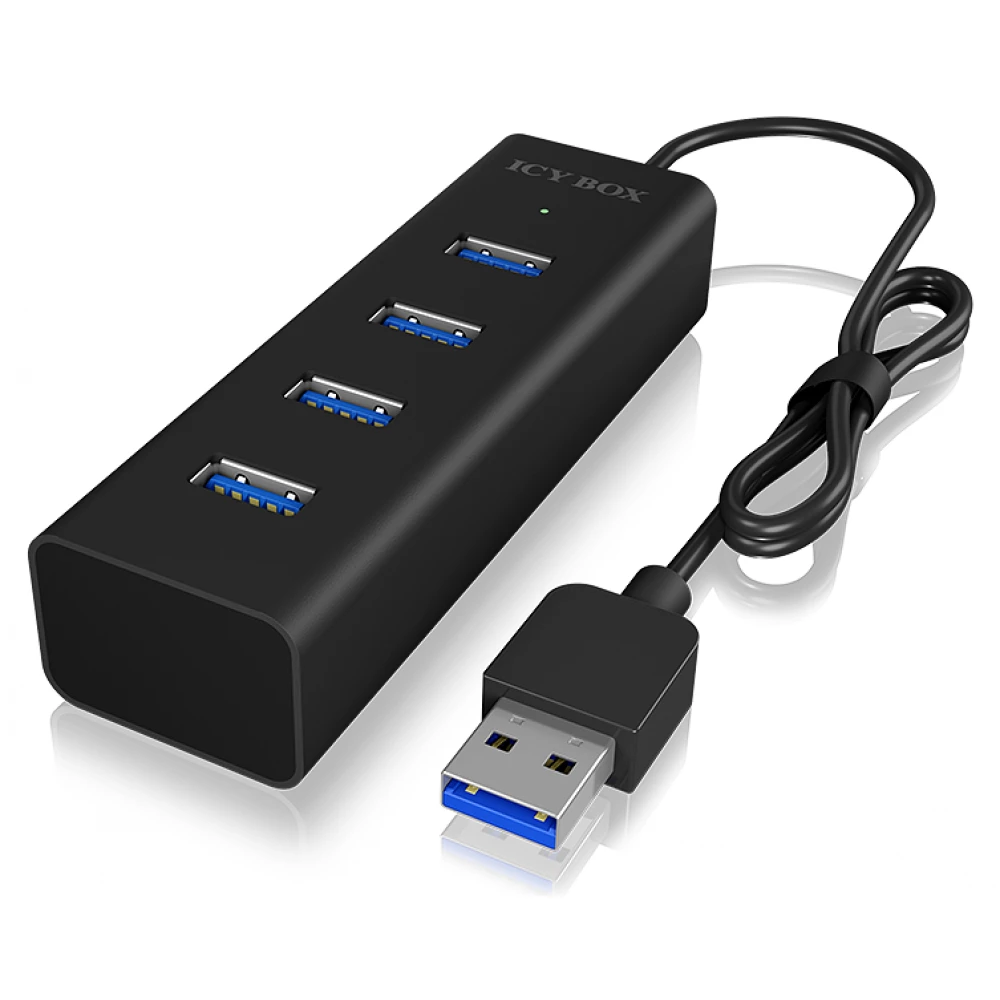 ICY BOX IB-HUB1419-LAN 4-port hub with USB 3.0 interface