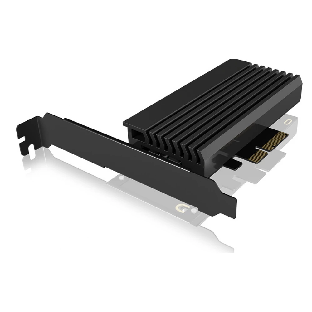 ICY BOX IB-PCI214M2-HSL PCIe card with M.2 M-Key socket for one M.2 NVMe SSD