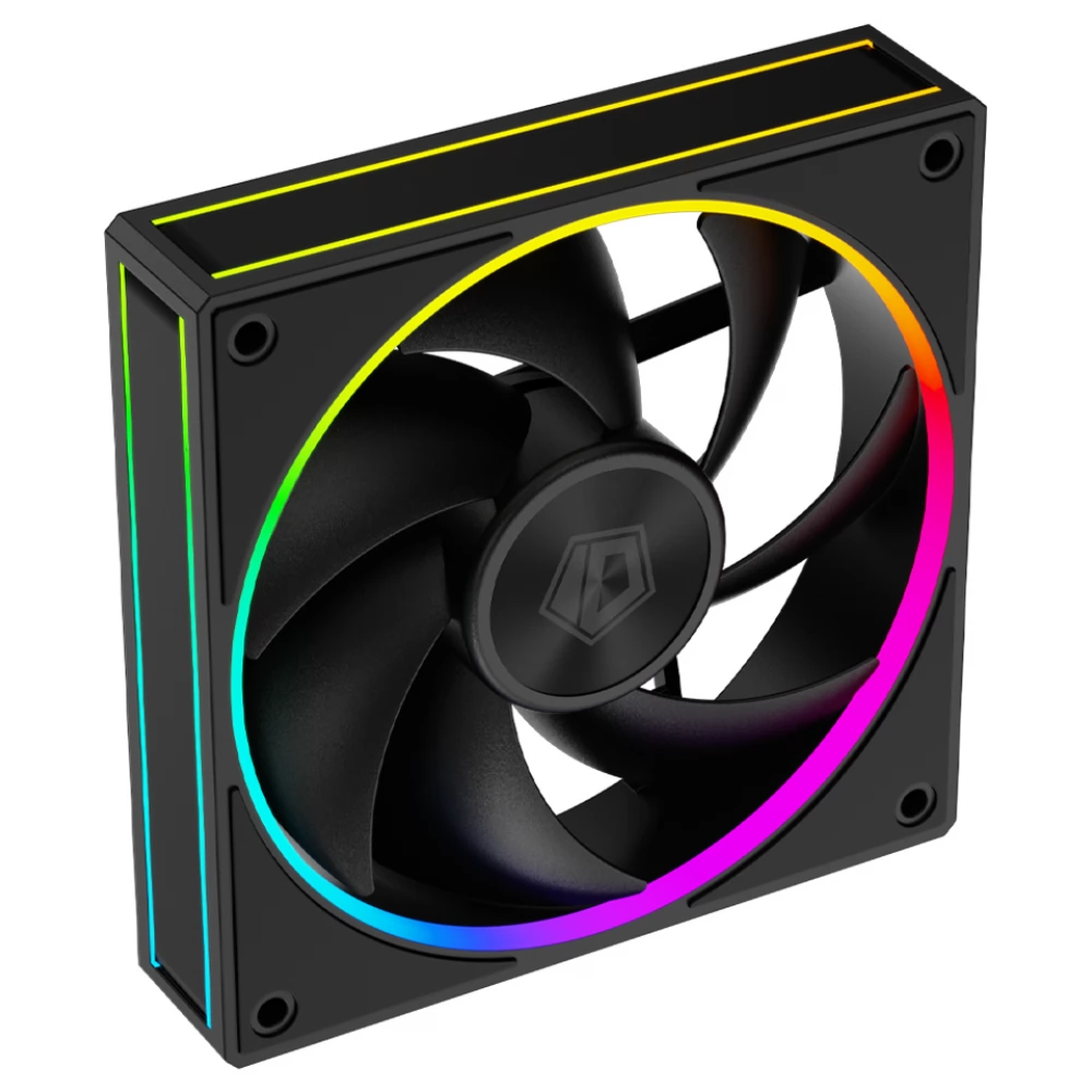ID-COOLING AF-127-ARGB-K fekete