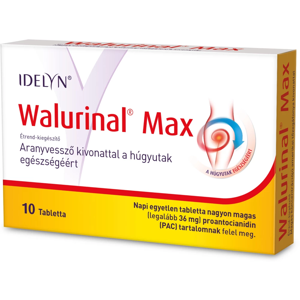 Idelyn walurinal max aranyvesszővel tabletta 10 db