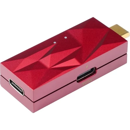 IFI iDefender Max USB-C - USB-C M/F aktív zavarszűrő piros