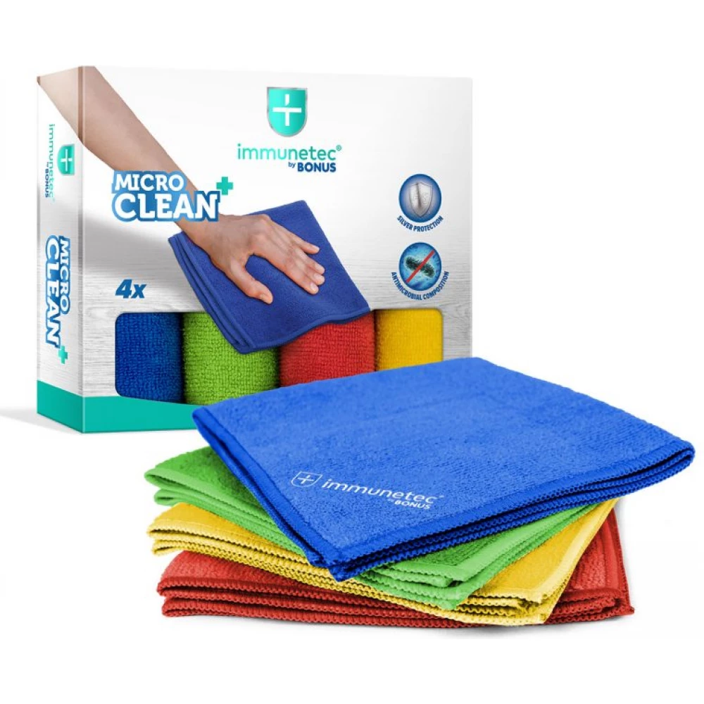 IMMUNETEC MicroCLEAN Plus törlőkendő 4 db