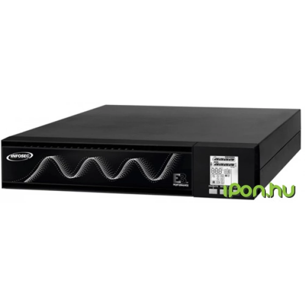 INFOSEC UPS E3 Performance RT - 2500 VA - Szinusz
