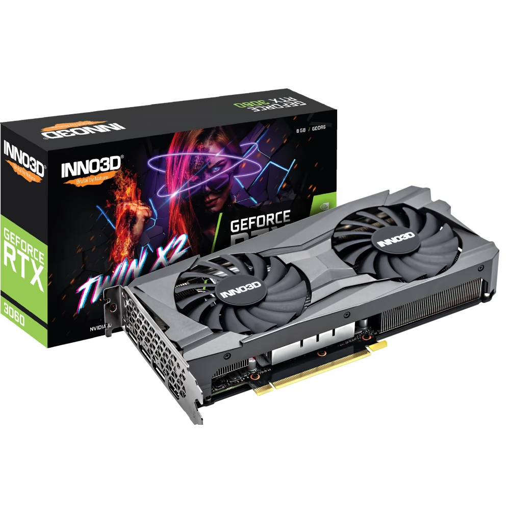 INNO3D GeForce RTX 3060 8GB GDDR6 Twin X2 OC PCIE