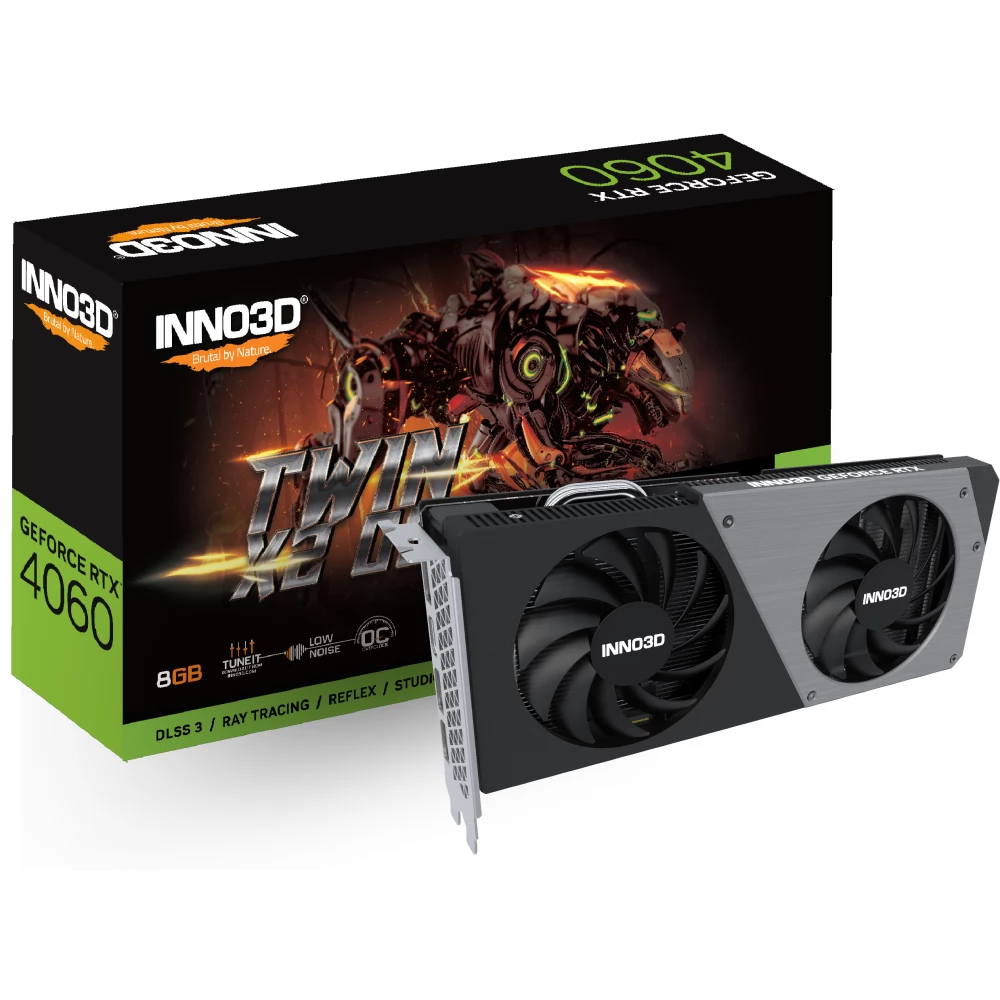 INNO3D TWIN X2 OC GeForce RTX 4060 8GB GDDR6 DLSS3