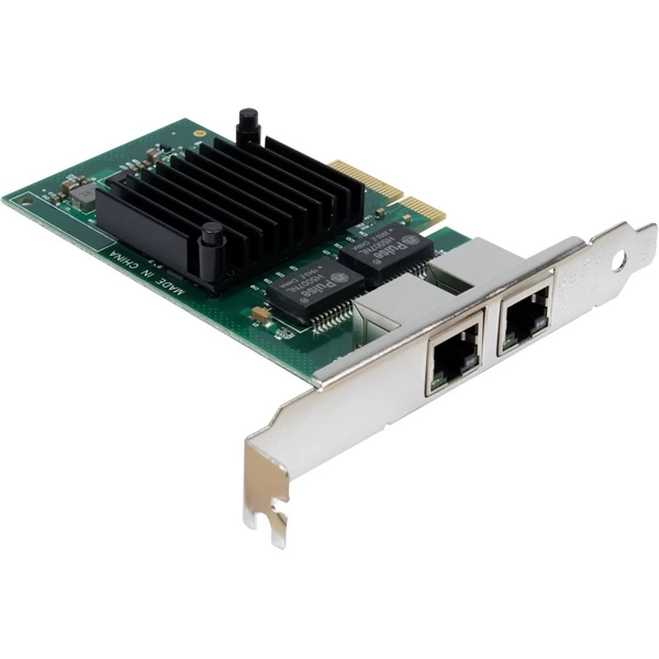 INTER-TECH 77773002 Dual Gigabit PCIe Adapter