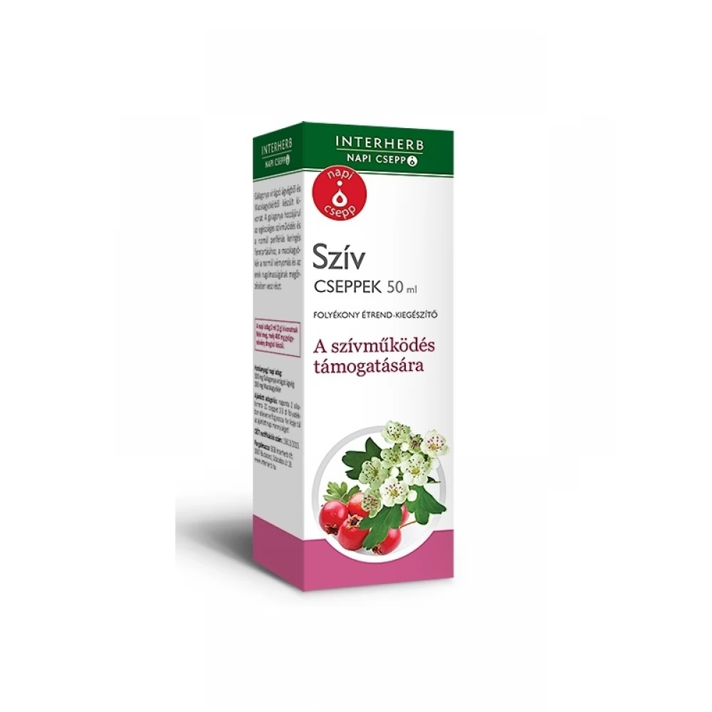 INTERHERB Interherb napi csepp szív cseppek 50 ml