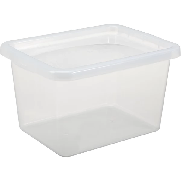IRIS Basic Box 15 literes tárolódoboz tetővel