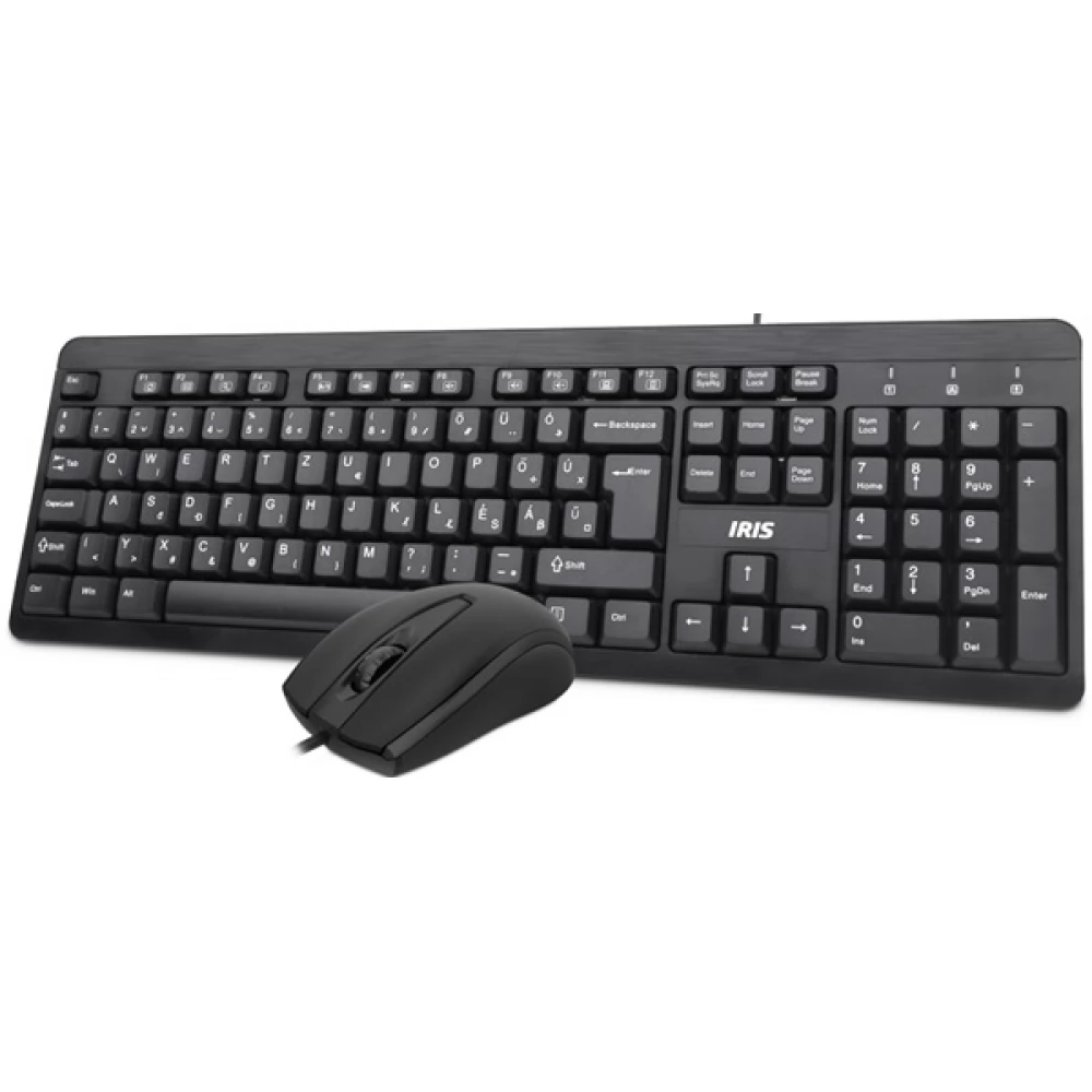 IRIS C-13 USB fekete kombó