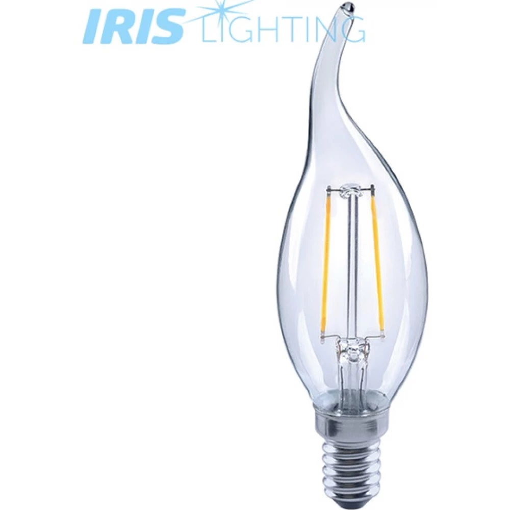 IRIS Filament Bulb Longtip FLCT35 4W/4000K/360lm aranyszínű gyertya E14