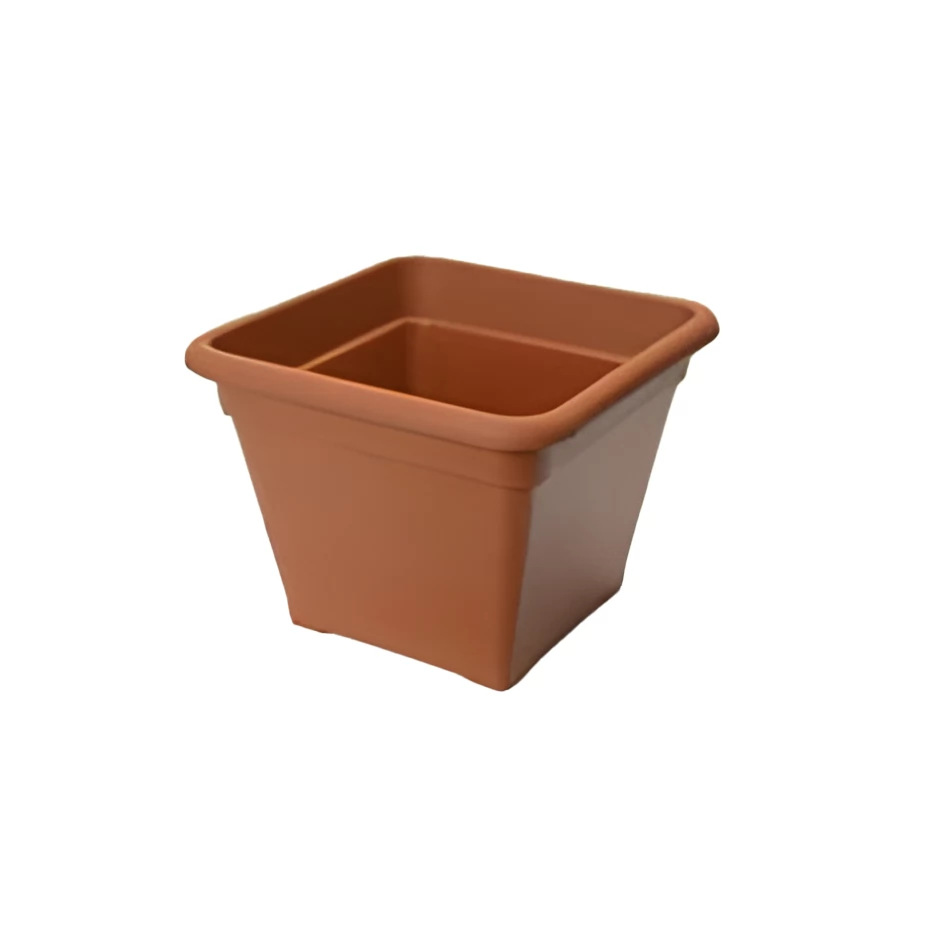 IRIS G-382 CORAL SQUARE virágcserép 670ml