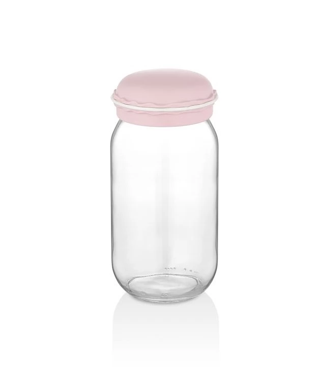 IRIS HN-1366 Macaron üveg fűszertartó 1000ml rózsaszín/lila/egyéb