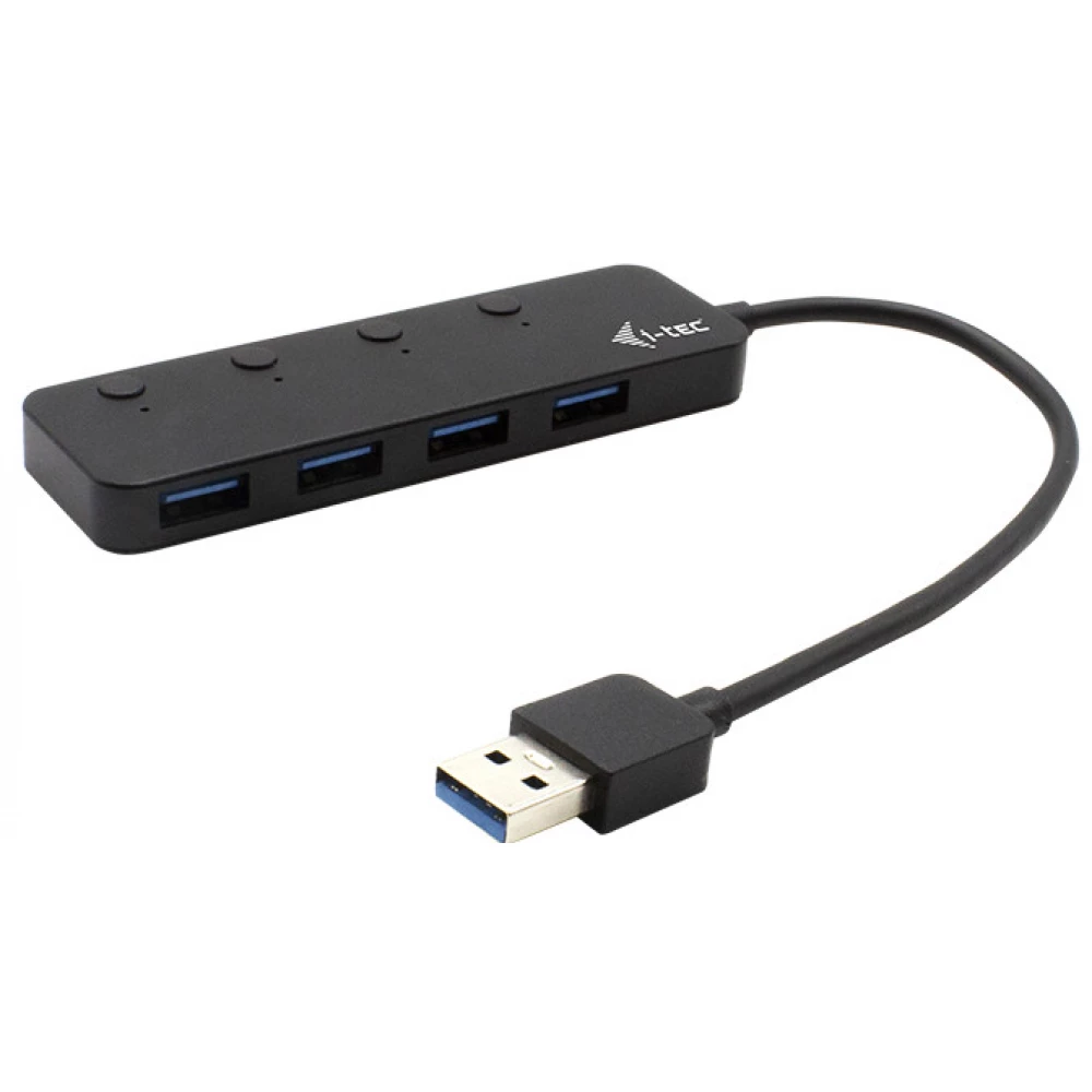 ITEC USB 3.0 Metal HUB 4 Port with individual On/Off Switches