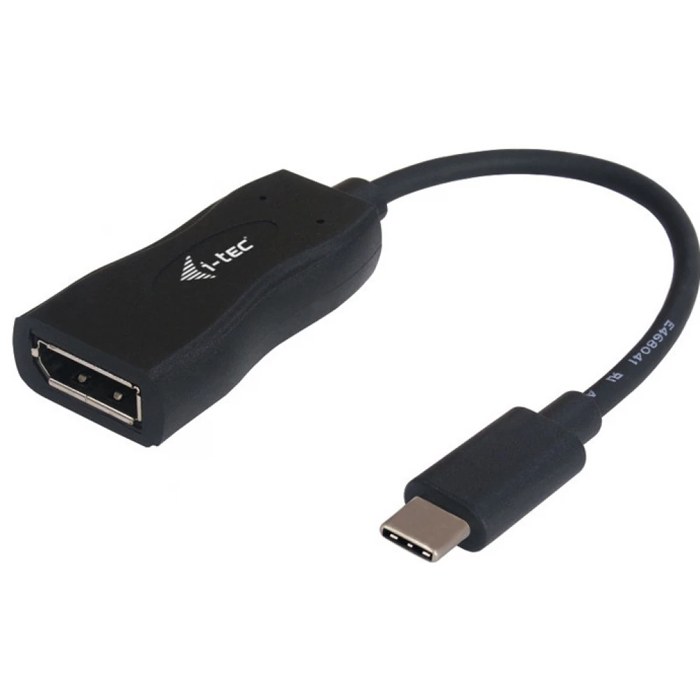 ITEC USB 3.1 Type C DisplayPort 1.2/1.2a Átalakító Fekete 12cm C31DP60HZP