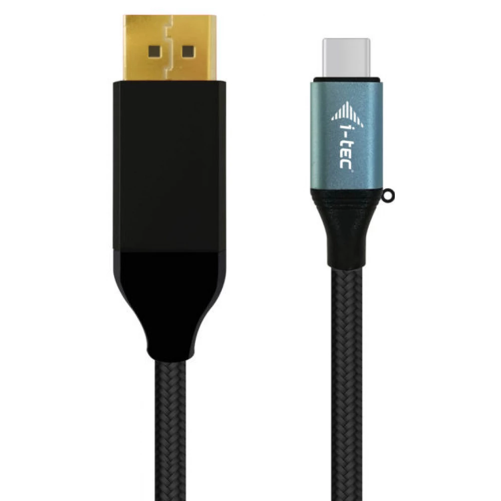 ITEC USB 3.1 Type C DisplayPort Átalakító Fekete 2m C31CBLDP60HZ2M