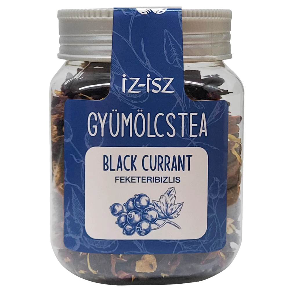 Iz-Isz IZ-ISZ Íz-isz gyümölcstea feketeribizlis 120 g