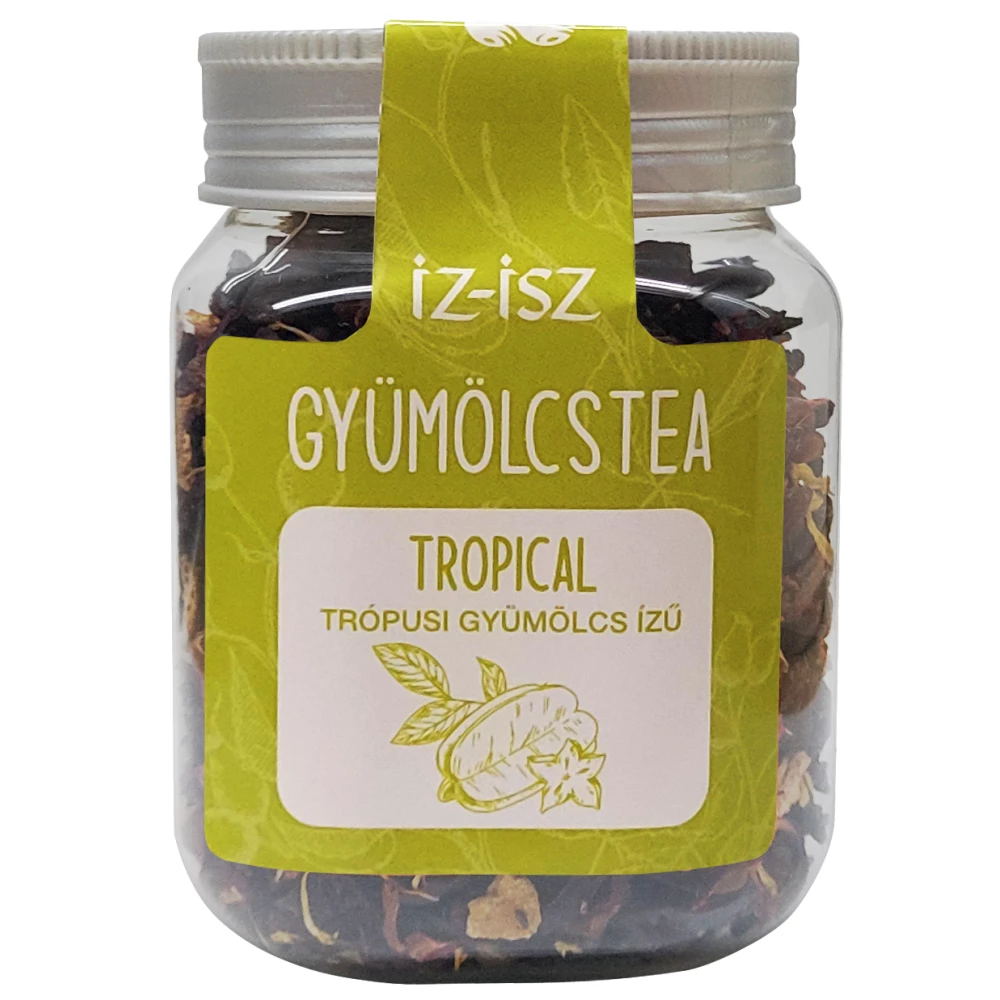 Iz-Isz IZ-ISZ Íz-isz gyümölcstea trópusi gyümölcs ízű 120 g