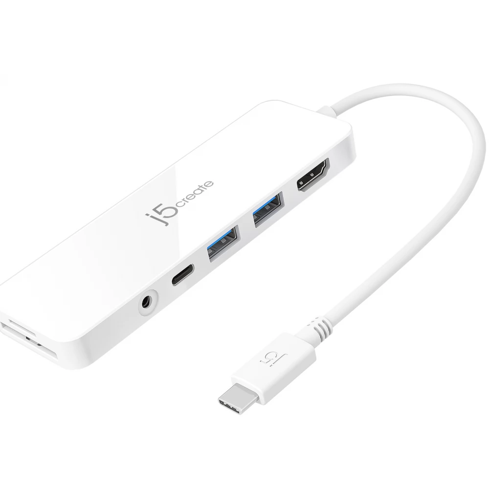 J5CREATE JCD373 USB-C Multi-Port Hub with Power Delivery