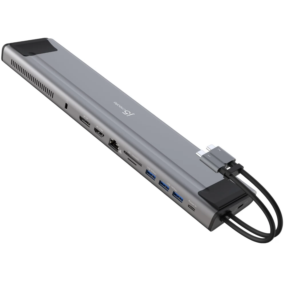 J5CREATE JCD552 M.2 NVMe USB-C Gen 2 Docking Station