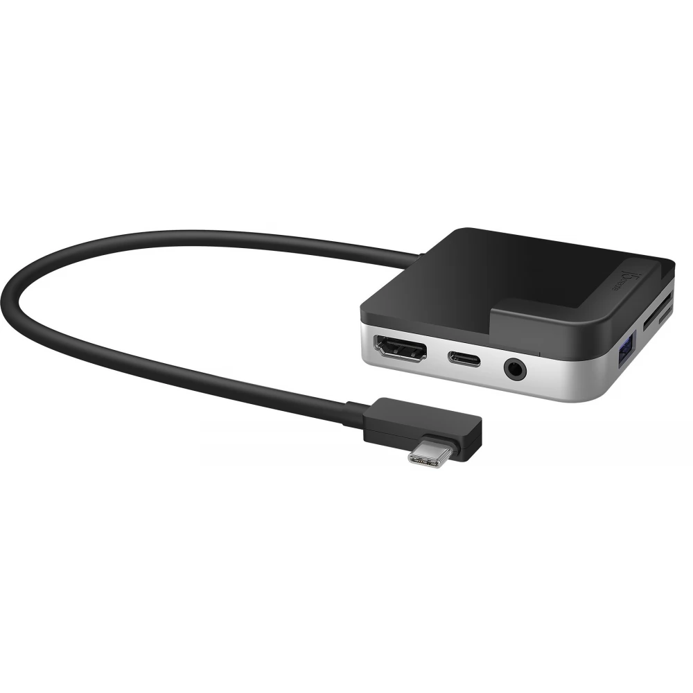 J5CREATE JCD612-N USB-C to 4K 60 Hz HDMI Travel Dock for iPad Pro