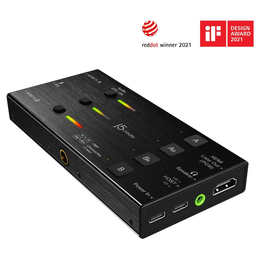 J5CREATE JVA06 Dual HDMI Video Capture