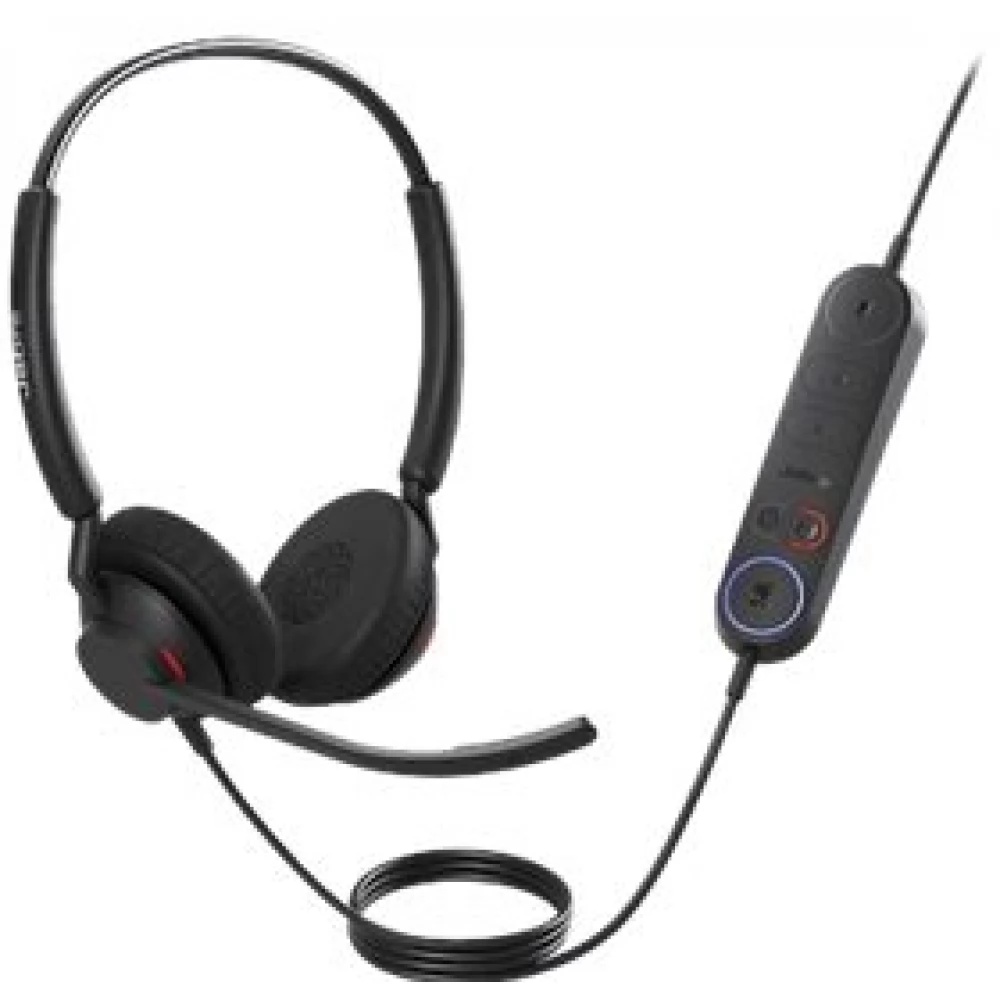 JABRA Engage 40 Inline Link Stereo USB-A UC fekete