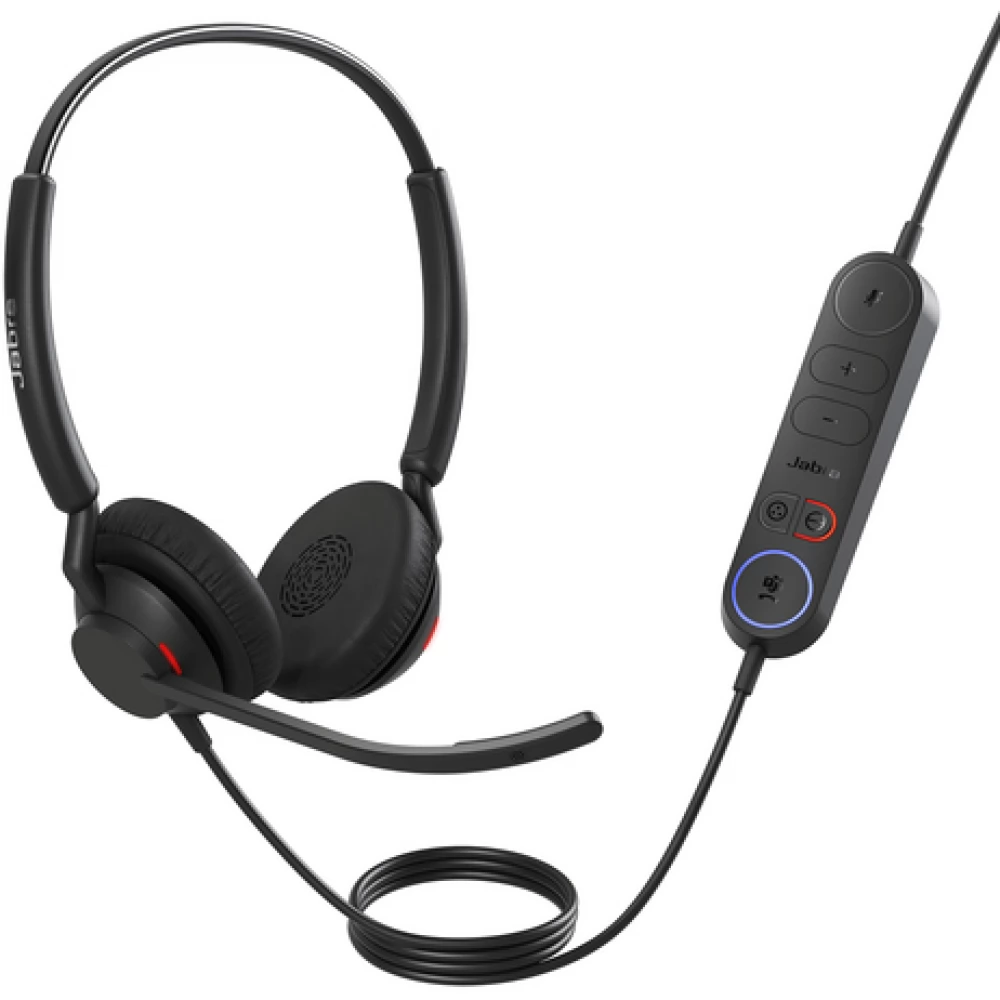 JABRA Engage 40 Inline Link Stereo USB-C MS fekete