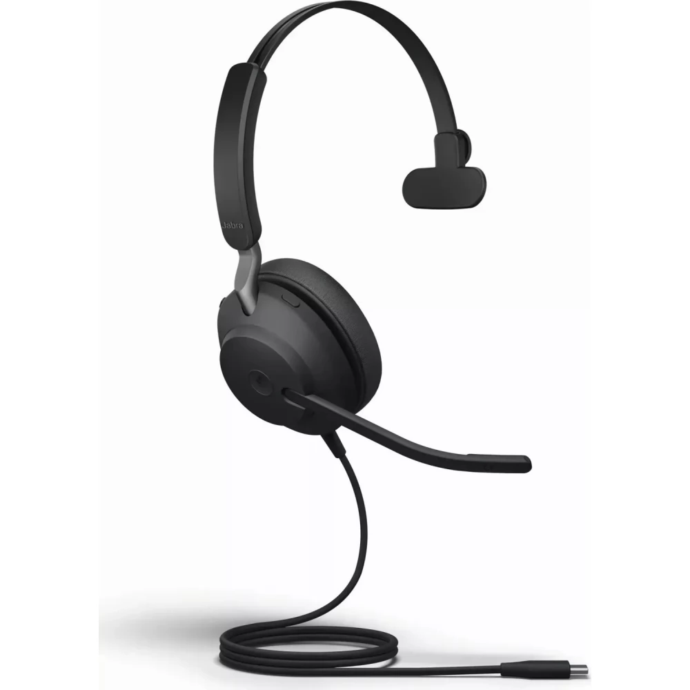 JABRA Evolve2 40 SE USB-C MS Mono fekete