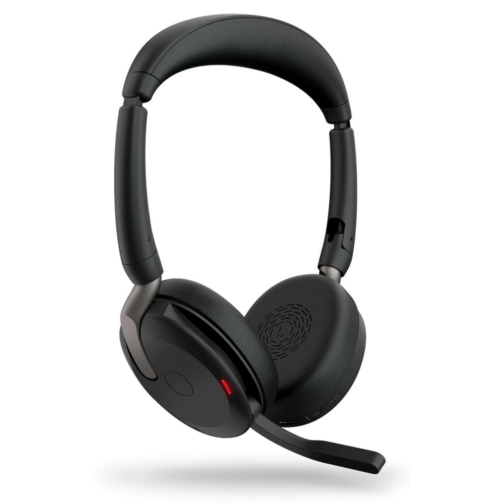 JABRA Evolve2 65 Flex USB-C Stereo Wireless MS WLC fekete