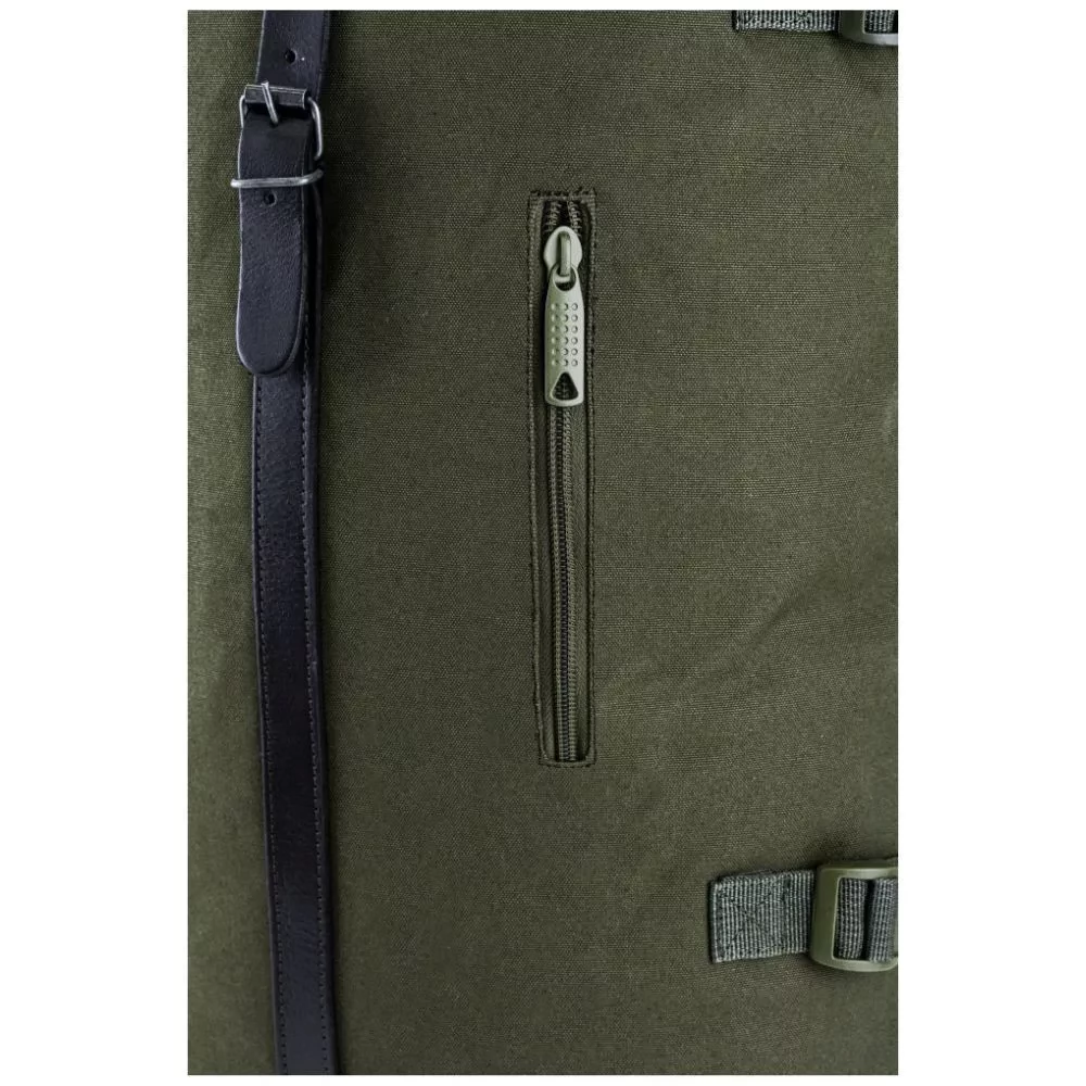 JACK PYKE Canvas Fold Top hátizsák zöld