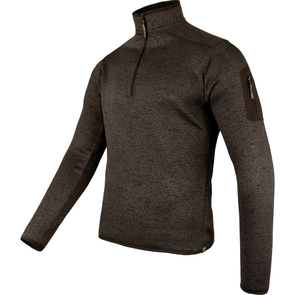 JACK PYKE Melange thermo pulóver barna XXL