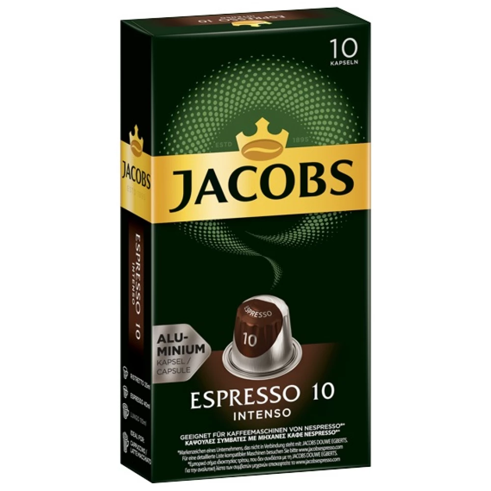 JACOBS Espresso 10 Intenso Nespresso kompatibilis kávékapszula 10 db