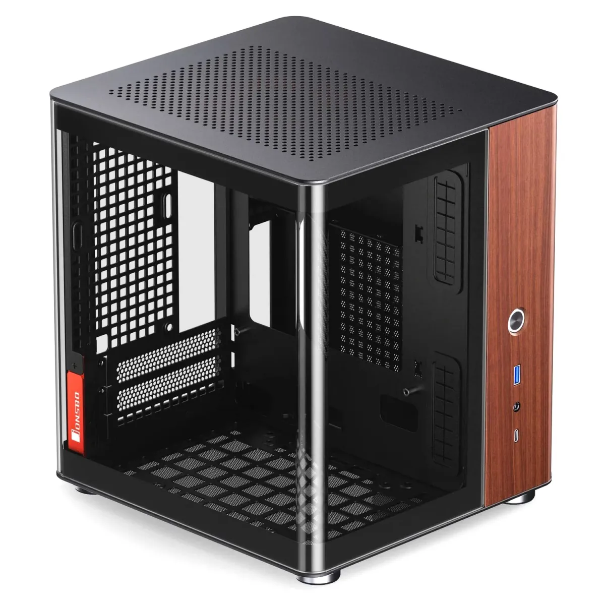 JONSBO TK-0 mini-ITX TG fekete
