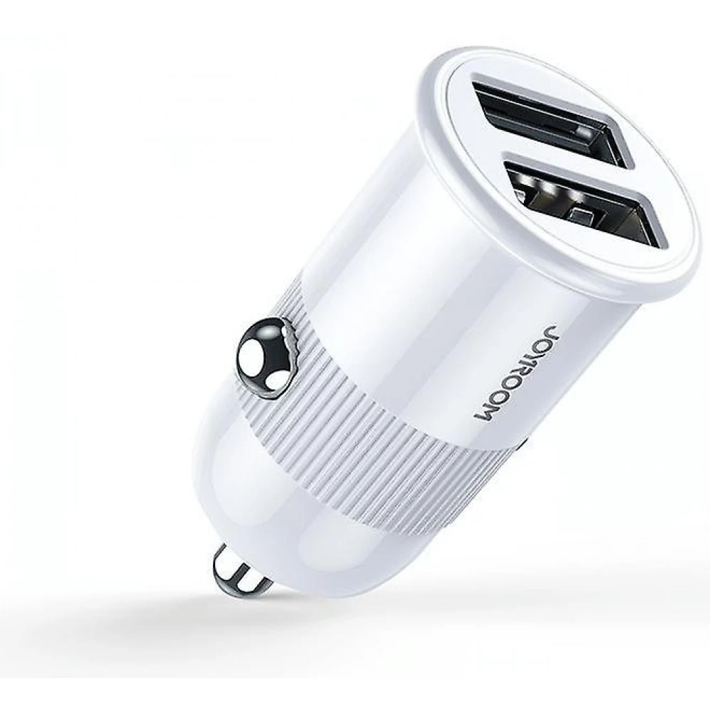 JOYROOM C-A06 Autós töltőfej 2xUSB 3.1A Micro USB kábel 1m fehér