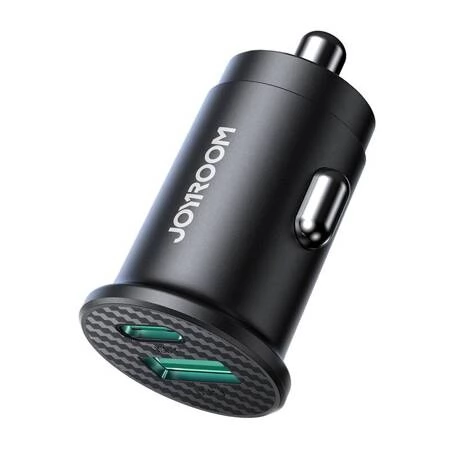 JOYROOM CCN16 Autós töltő 1xUSB 1xUSB-C 15W fekete