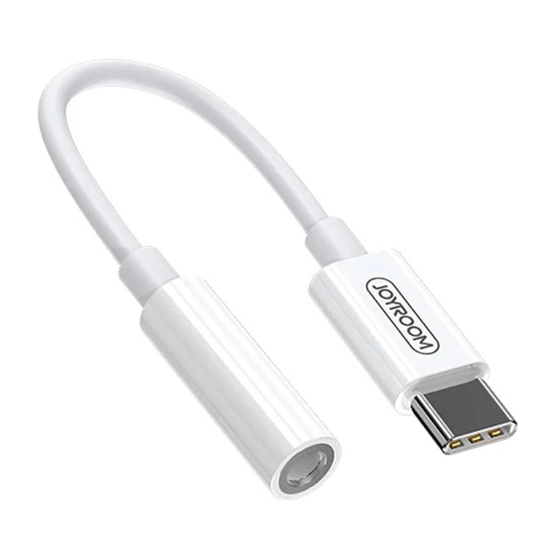 JOYROOM USB 2.0 Type C Jack Átalakító Fehér 12cm 6941237103376