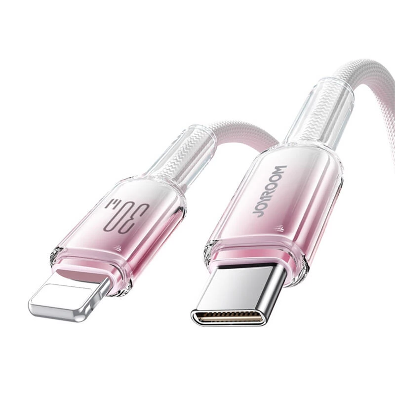 JOYROOM USB 2.0 Type C Lightning Töltő/adat Fehér 1.2m S-A42 C-L Wh