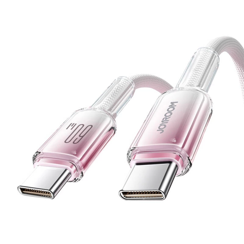 JOYROOM USB 2.0 Type C Összekötő Fehér 1.2m S-A42 C-C Wh