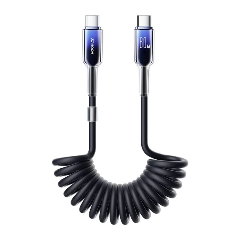 JOYROOM USB 2.0 Type C Összekötő Fekete 1.5m S-A43 C-C