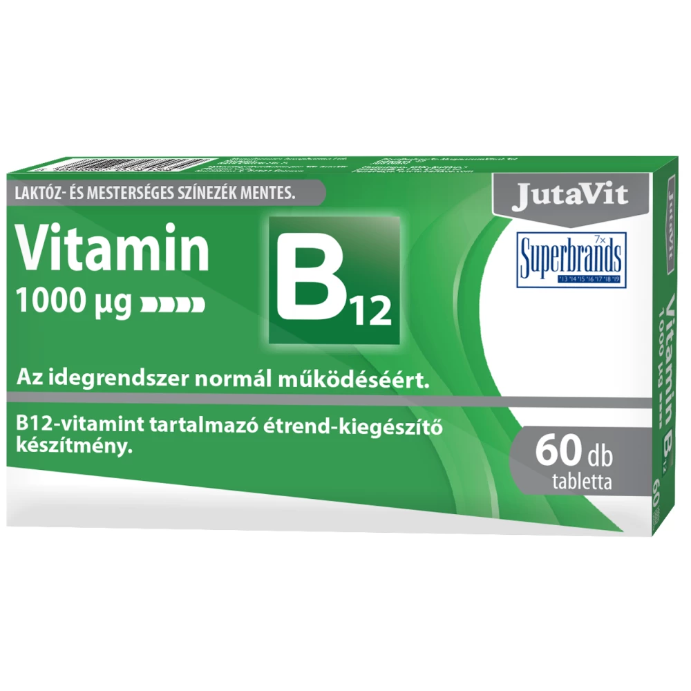 Jutavit B12-vitamin 1000µg 60 db