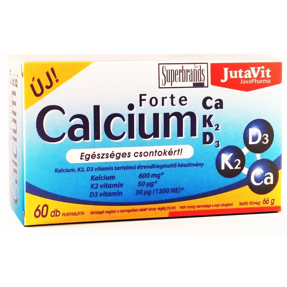 Jutavit calcium k2+d3 forte 60 db