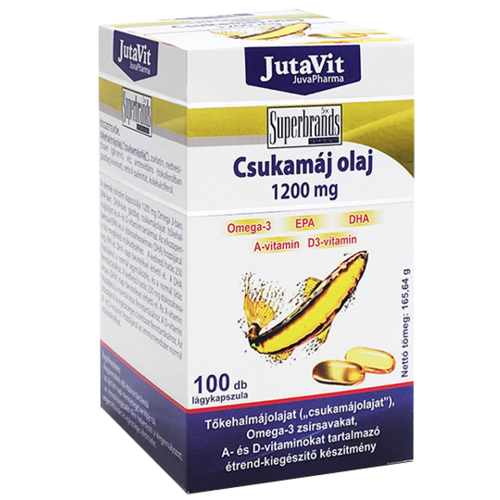 Jutavit csukamájolaj 100 db