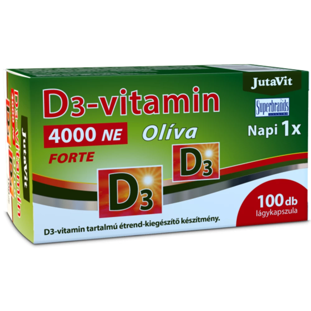 Jutavit d3-vitamin 4000 NE olíva 100 db