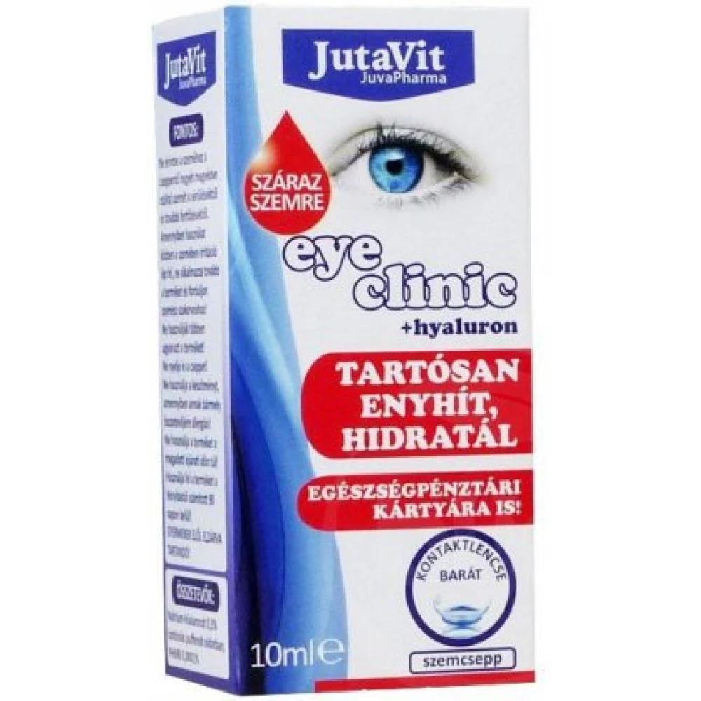 Jutavit eyeclinic szemcsepp száraz szemre 10 ml