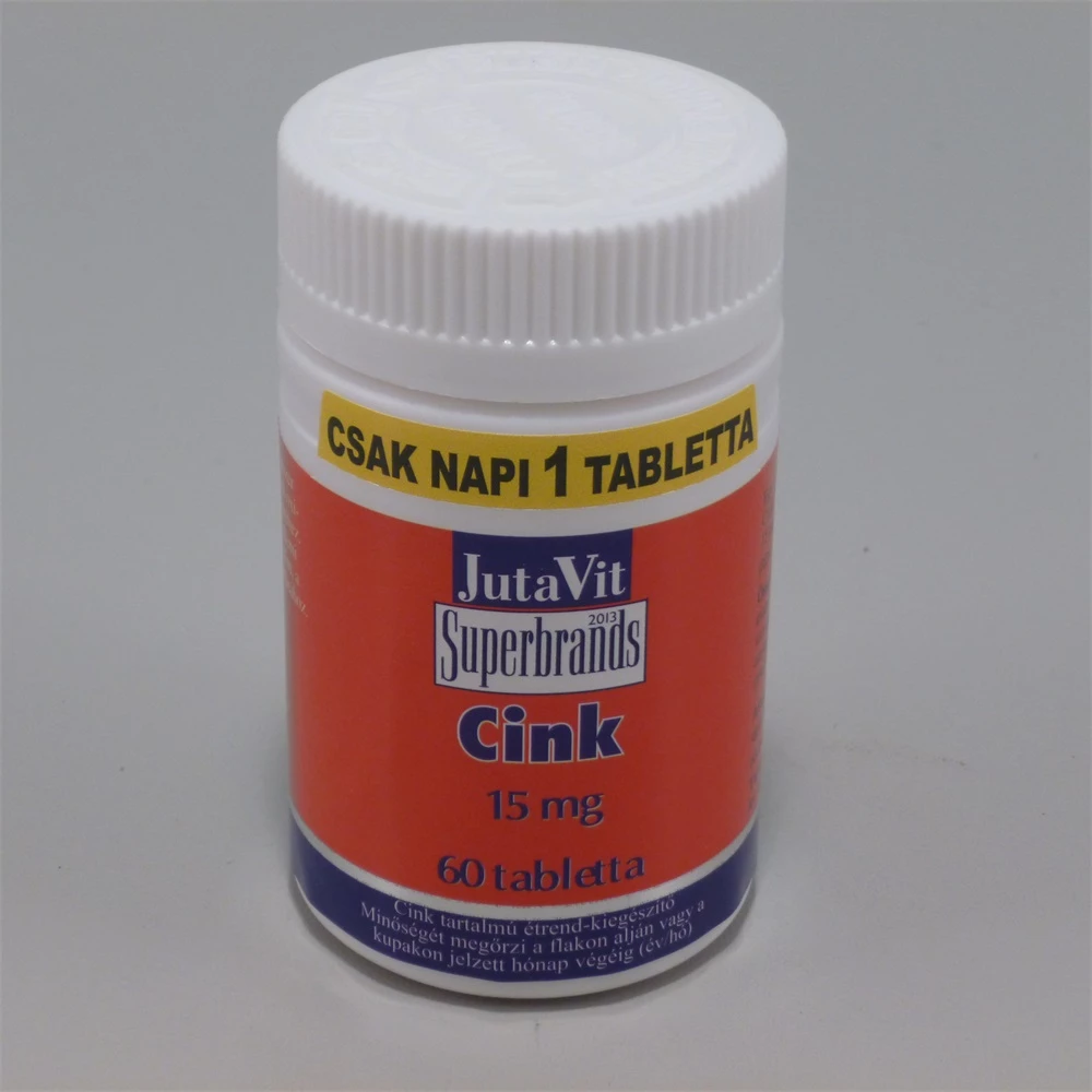 JUTAVIT Jutavit cink 15mg tabletta 60 db