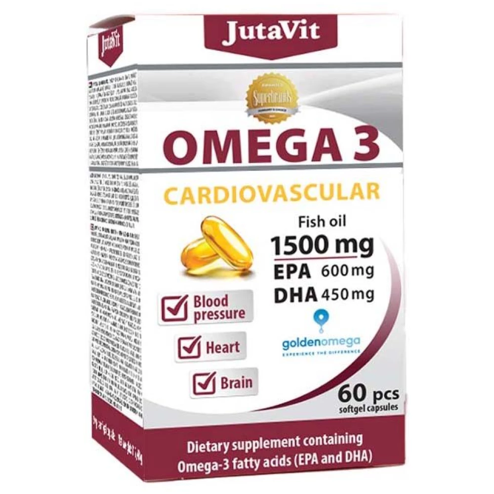 Jutavit omega 3 cardiovascular 1500mg kapszula 60 db