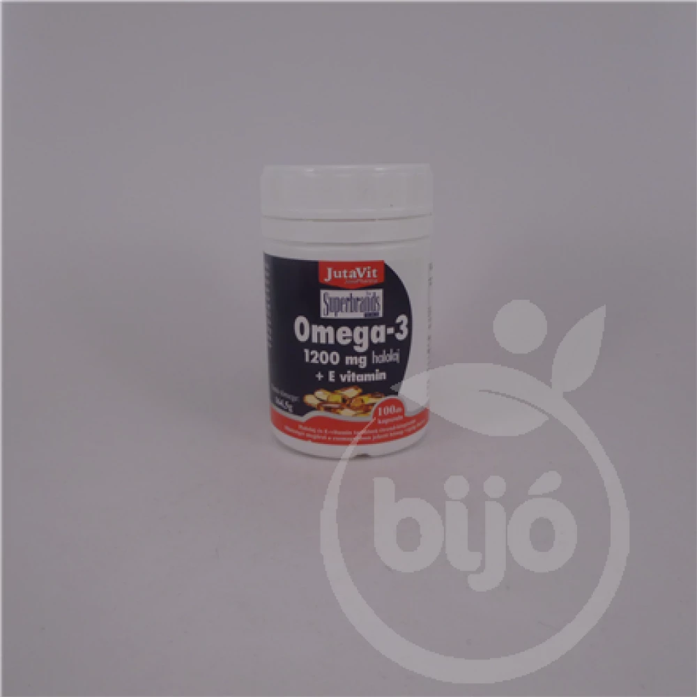 Jutavit omega-3 halolaj + e-vitamin 1200 mg 100 db